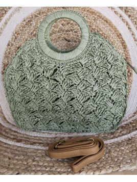 Sac à main effet paille...