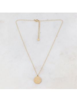 Collier avec pendentif rond...