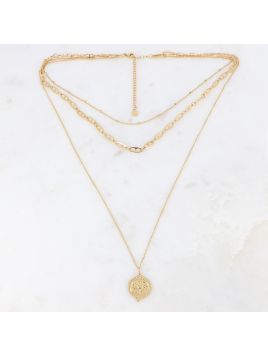 Collier 3 rangs avec...