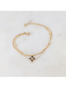 Bracelet 2 rangs avec...