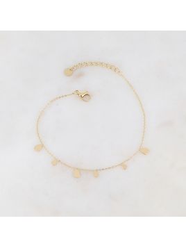 Bracelet doré orné de...