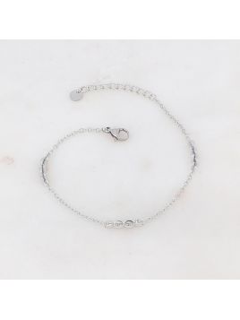 Bracelet sur chaîne avec...