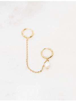 Mono Boucle Perlie - Doré