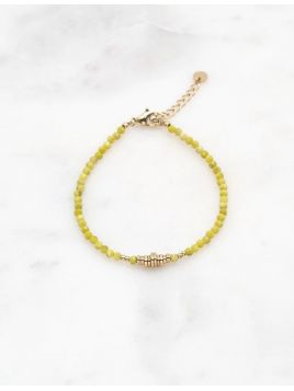 Bracelet Melvin - Agate jaune