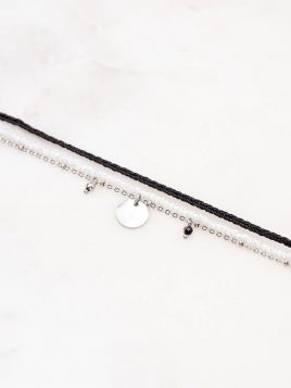 Bracelet Lexia - Argenté noir