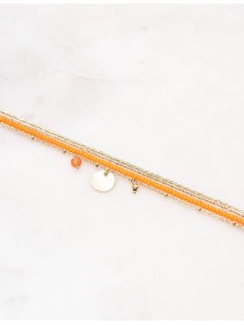 Bracelet Lexia - Doré orange