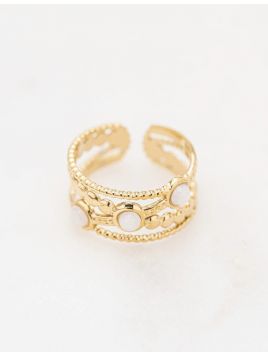 Bague Allegria - Doré blanc