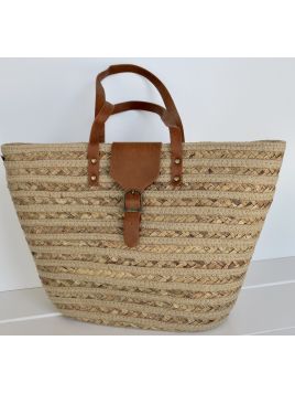 Sac en paille Mandoline -...